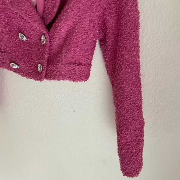 NWT Nana Jacqueline Pink Cropped Blazer - Picture 5 of 9